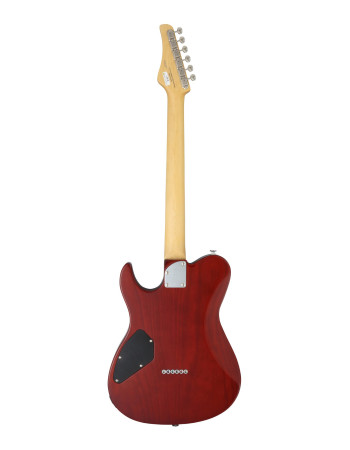 FGN FGJIL2DUEW2RKNB Electric Guitar, J-Standard Iliad DU, EW2, Koa Natural Burst, Bag