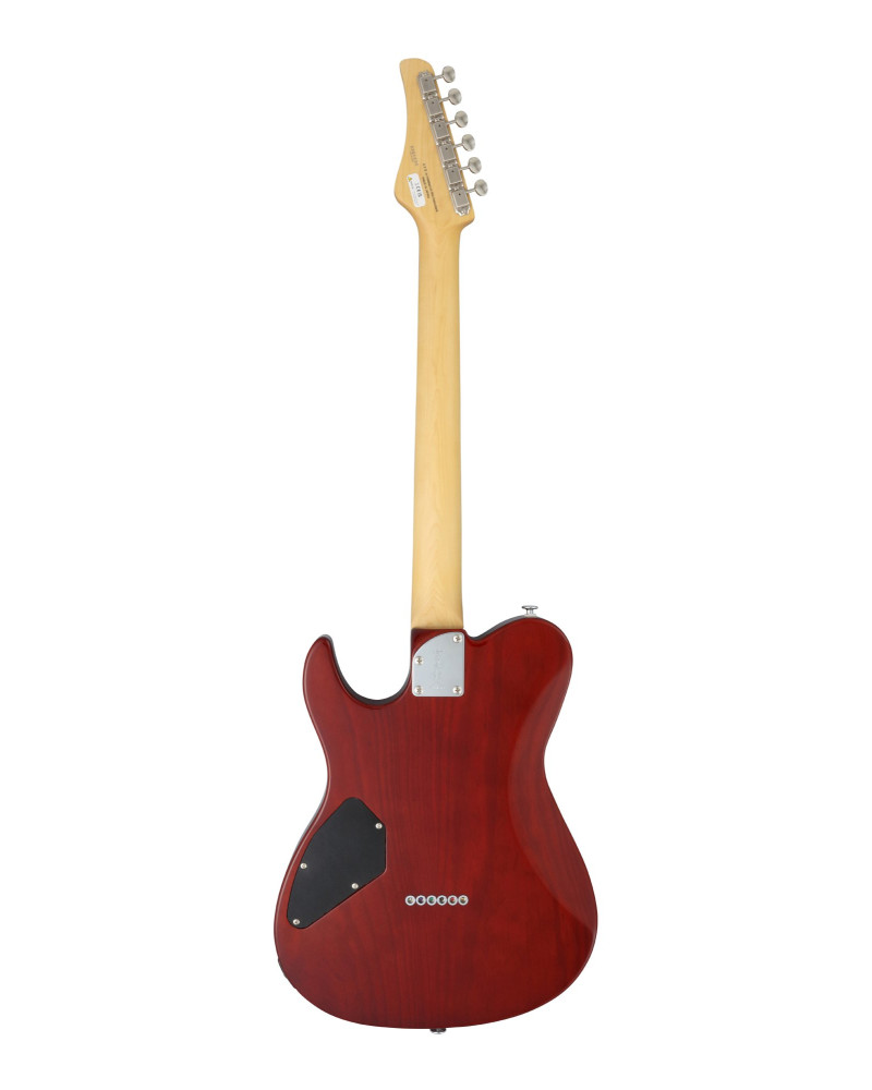 FGN FGJIL2DUEW2RKNB Electric Guitar, J-Standard Iliad DU, EW2, Koa Natural Burst, Bag