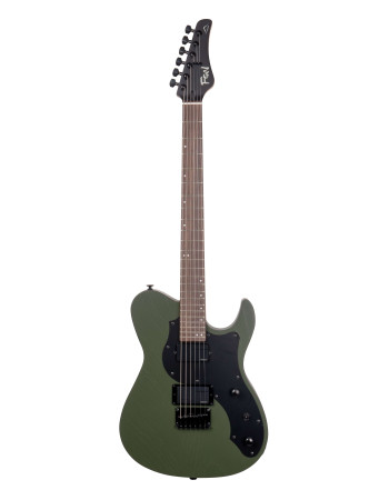 FGN FGJIL3ASHDE664OPOG Electric Guitar, J-Standard Iliad Dark Evolution 664, Open Pore Olive Green,