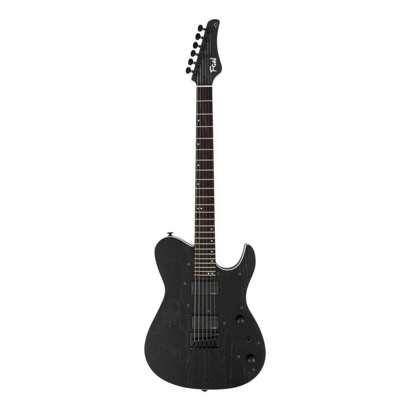 FGN FGJIL3ASHDE664ROPB Electric Guitar,J-Standard Iliad Dark Evolut. 664,Open Pore Black, Softcase