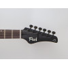 FGN FGJIL3ASHDE664ROPB Electric Guitar,J-Standard Iliad Dark Evolut. 664,Open Pore Black, Softcase