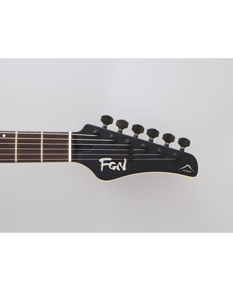 FGN FGJIL3ASHDE664ROPB Electric Guitar,J-Standard Iliad Dark Evolut. 664,Open Pore Black, Softcase