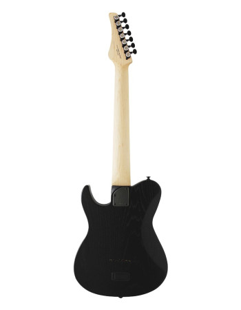 FGN FGJIL73ASHDEROPB Electric Guitar,J-Standard Iliad Dark Evo,7-String,Open Pore Black,Softcase