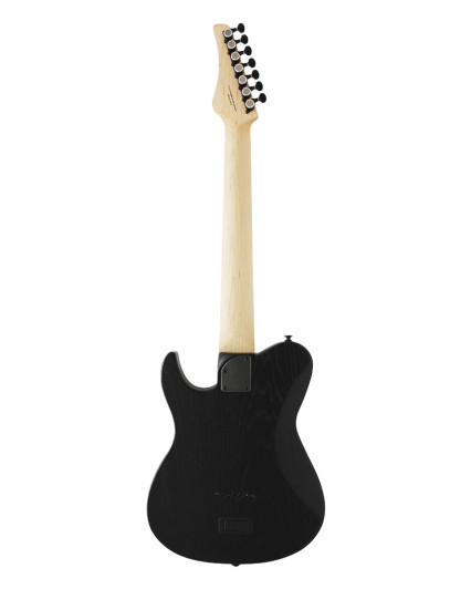 FGN FGJIL73ASHDEROPB Electric Guitar,J-Standard Iliad Dark Evo,7-String,Open Pore Black,Softcase