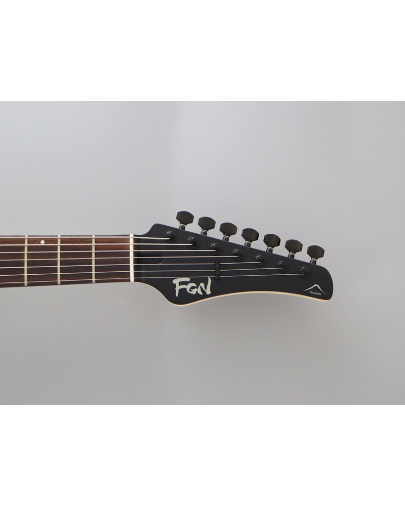 FGN FGJIL73ASHDEROPB Electric Guitar,J-Standard Iliad Dark Evo,7-String,Open Pore Black,Softcase