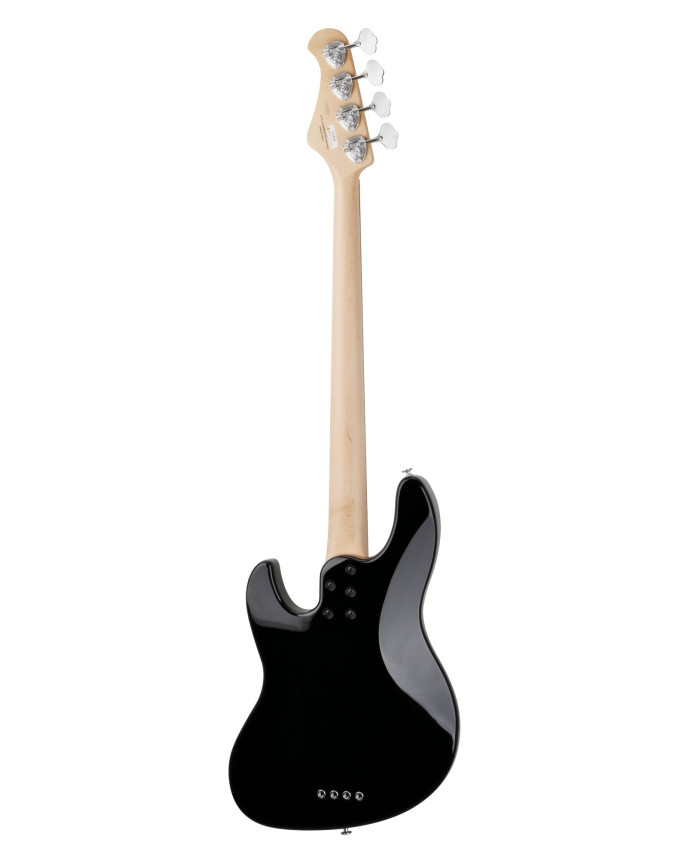 FGN FGJMJ2ALRBK Electric Bass Guitar, J-Standard Mighty Jazz, Black, Bag