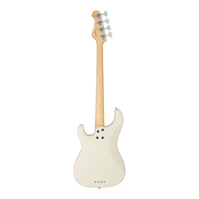 FGN FGJMP2ALRVWH Bass Guitar, J-Standard Mighty Power, Vintage White, Softcase