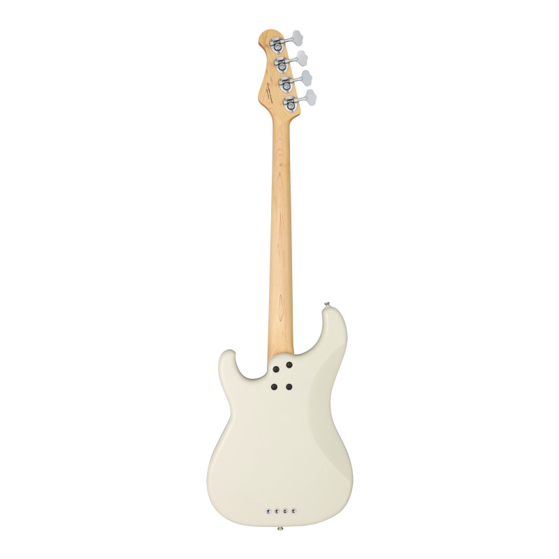 FGN FGJMP2ALRVWH Bass Guitar, J-Standard Mighty Power, Vintage White, Softcase
