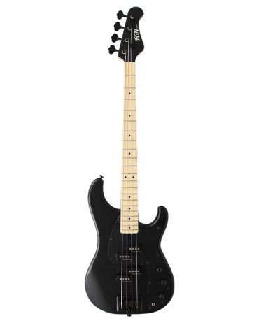 FGN FGJMP2BASHM Bass Guitar, J-Standard Mighty Power, Open Pore Black, Gig Bag