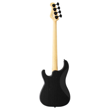 FGN FGJMP2BASHM Bass Guitar, J-Standard Mighty Power, Open Pore Black, Gig Bag