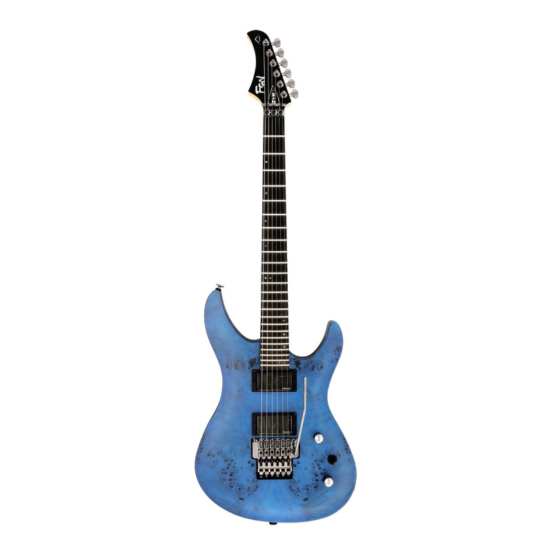 FGN FGJMY3MHEW1DLEABF Electric Guitar, J-Standard Mythic EW, Trem, Arctic Blue Flat, Softcase