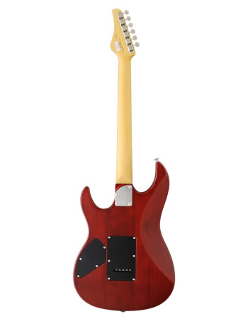 FGN FGJOSDUEW2RKNB Electric Guitar, J-Standard Odyssey DU, Koa Natural Burst, Bag