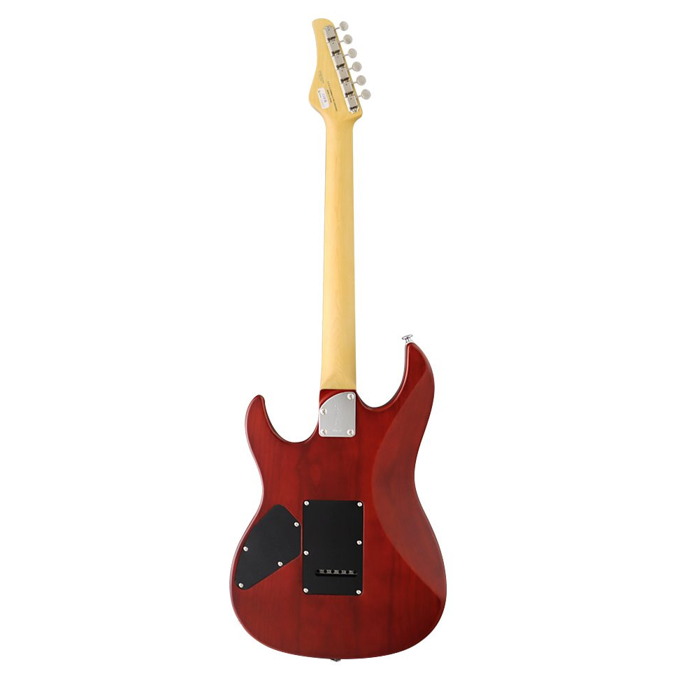 FGN FGJOSDUEW2RKNB Electric Guitar, J-Standard Odyssey DU, Koa Natural Burst, Bag