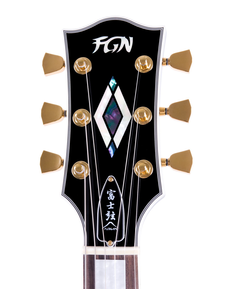 FGN FGLC10RMPBK Electric Guitar, Neo Classic LC10, Black, Bag