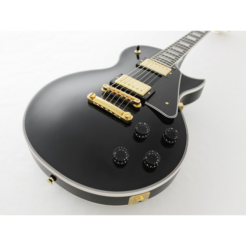 FGN FGLC20EMHBK Electric Guitar, Neo Classic LC20, Black High Gloss, Bag