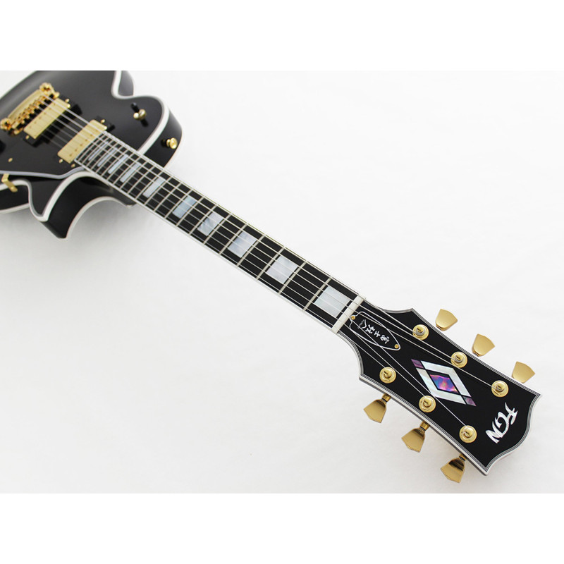 FGN FGLC20EMHBK Electric Guitar, Neo Classic LC20, Black High Gloss, Bag