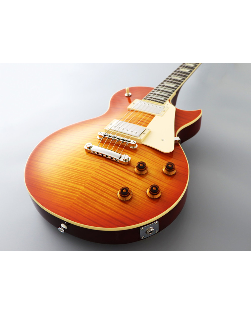 FGN FGLS10RFMFCB Electric Guitar, Neo Classic LS10, Faded Cherry Burst, Bag