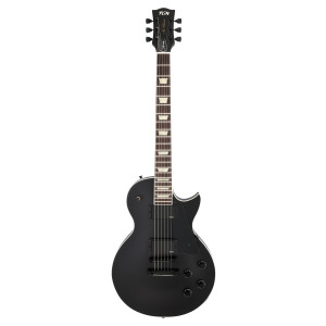 FGN FGLS10RMPMBK Electric Guitar, Neo Classic LS10, Thin Body, EMG Pickups, Matte Black, Bag