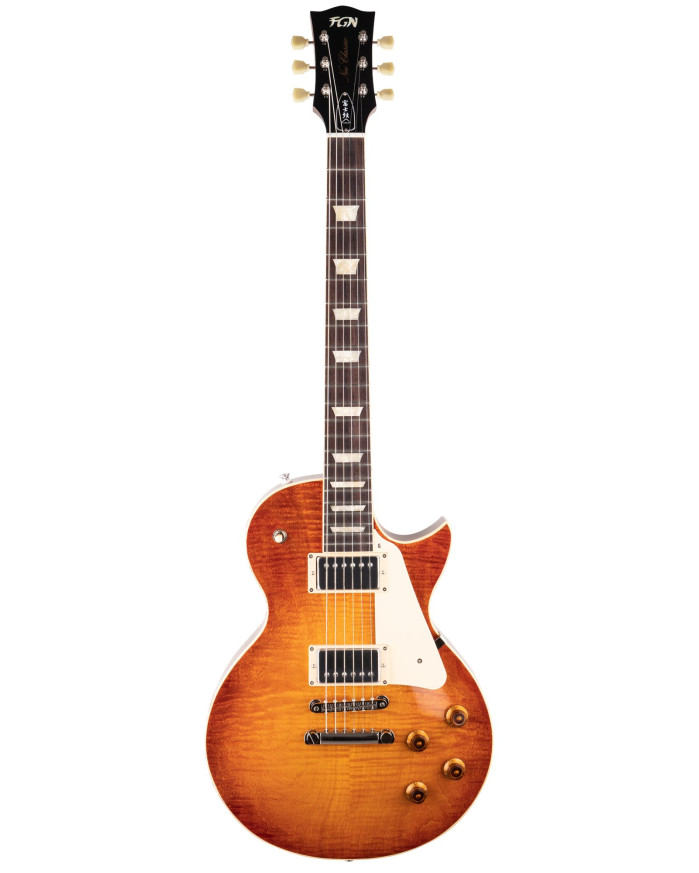 FGN FGLS30RBFVV Electric Guitar, Neo Classic LS30, Vintage Violin, Bag