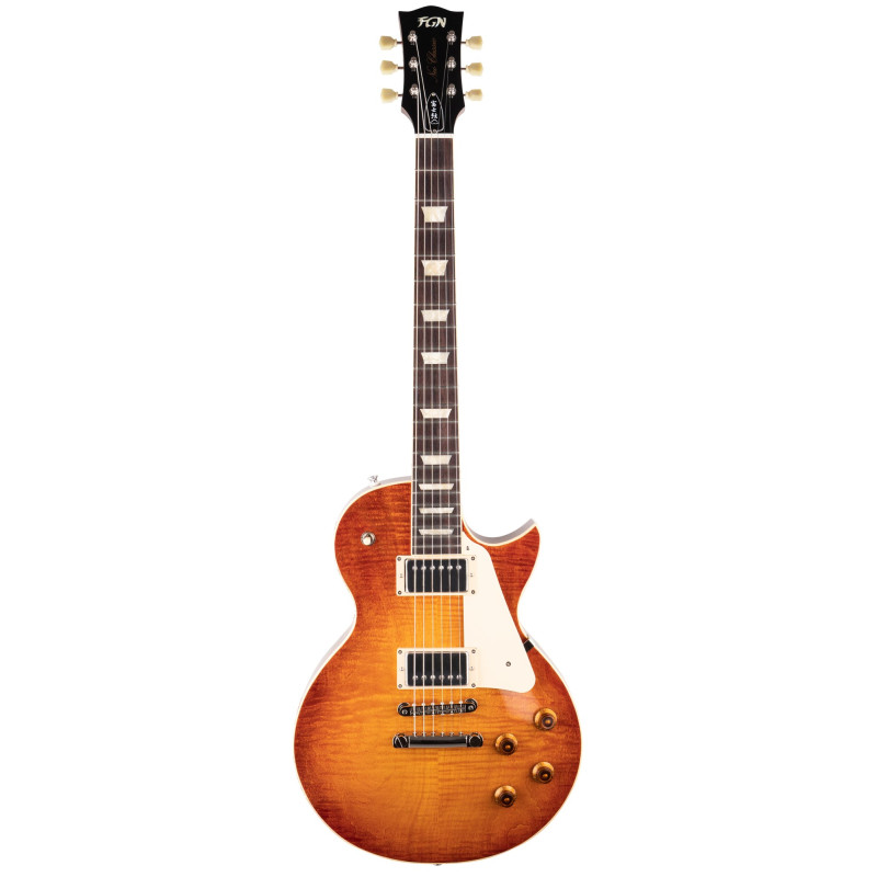 FGN FGLS30RBFVV Electric Guitar, Neo Classic LS30, Vintage Violin, Bag