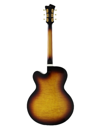 FGN FGMFAFPJB Electric Guitar, Masterfield Jazz, FP, Jazz Burst, Case