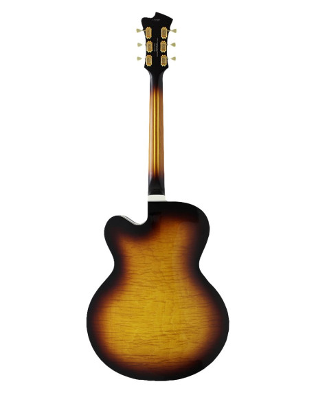 FGN FGMFAFPJB Electric Guitar, Masterfield Jazz, FP, Jazz Burst, Case