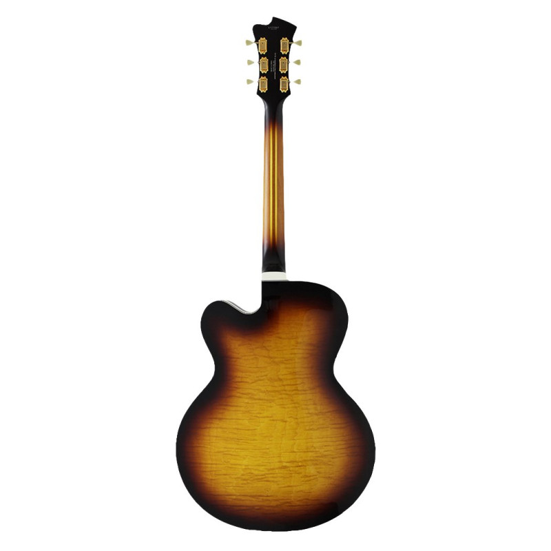 FGN FGMFAFPJB Electric Guitar, Masterfield Jazz, FP, Jazz Burst, Case