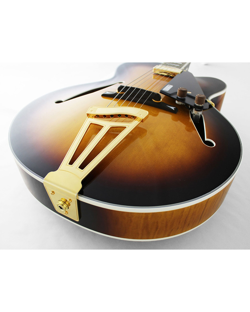 FGN FGMFAFPJB Electric Guitar, Masterfield Jazz, FP, Jazz Burst, Case