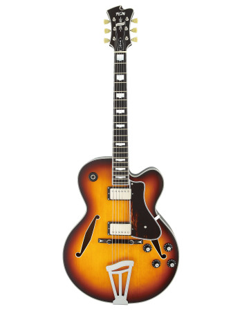 FGN FGMFAHHJB Electric Guitar, Masterfield Jazz, HH, Jazz Burst, Case