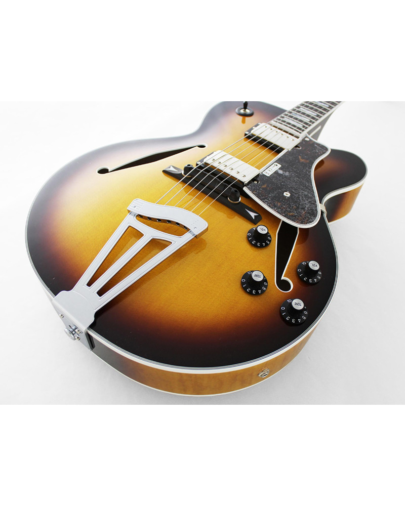 FGN FGMFAHHJB Electric Guitar, Masterfield Jazz, HH, Jazz Burst, Case