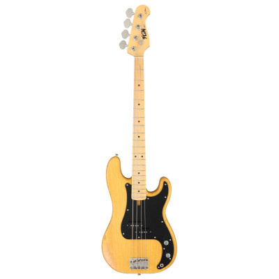 FGN FGPB100MAHVNT Bass Guitar, Neo Classic PB-100, Vintage Natural, Gig Bag