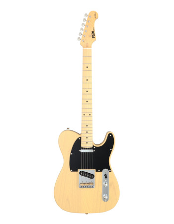 FGN FGTE100MAHOWB Electric Guitar, Neo Classic T100, SS FGN Pickups, Off White Blonde, Gig Bag