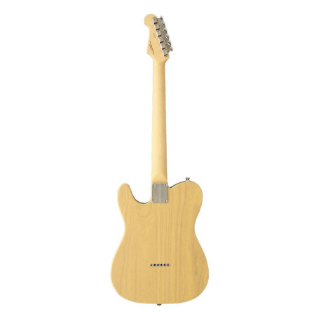 FGN FGTE100MAHOWB Electric Guitar, Neo Classic T100, SS FGN Pickups, Off White Blonde, Gig Bag
