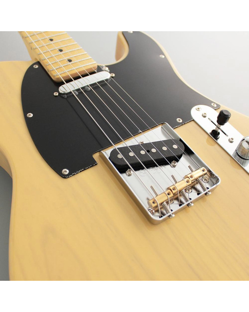 FGN FGTE100MAHOWB Electric Guitar, Neo Classic T100, SS FGN Pickups, Off White Blonde, Gig Bag