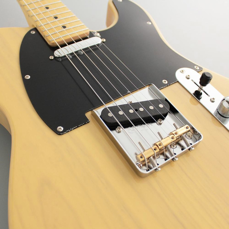 FGN FGTE100MAHOWB Electric Guitar, Neo Classic T100, SS FGN Pickups, Off White Blonde, Gig Bag