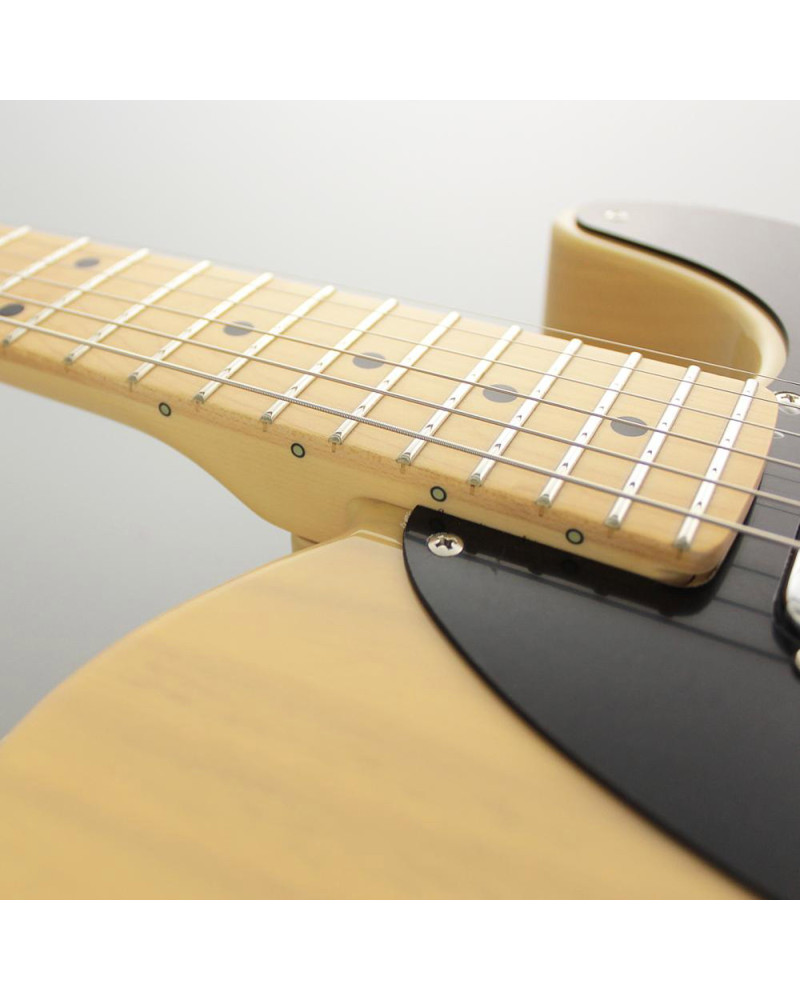 FGN FGTE100MAHOWB Electric Guitar, Neo Classic T100, SS FGN Pickups, Off White Blonde, Gig Bag