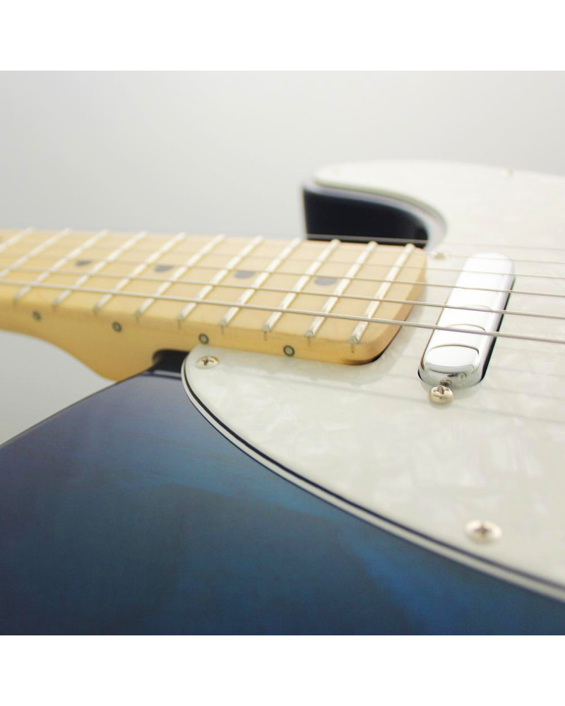 FGN FGTE100MAHSBB Electric Guitar, Neo Classic TE100, SS FGN Pickups, See-Thru BlueBurst, Bag