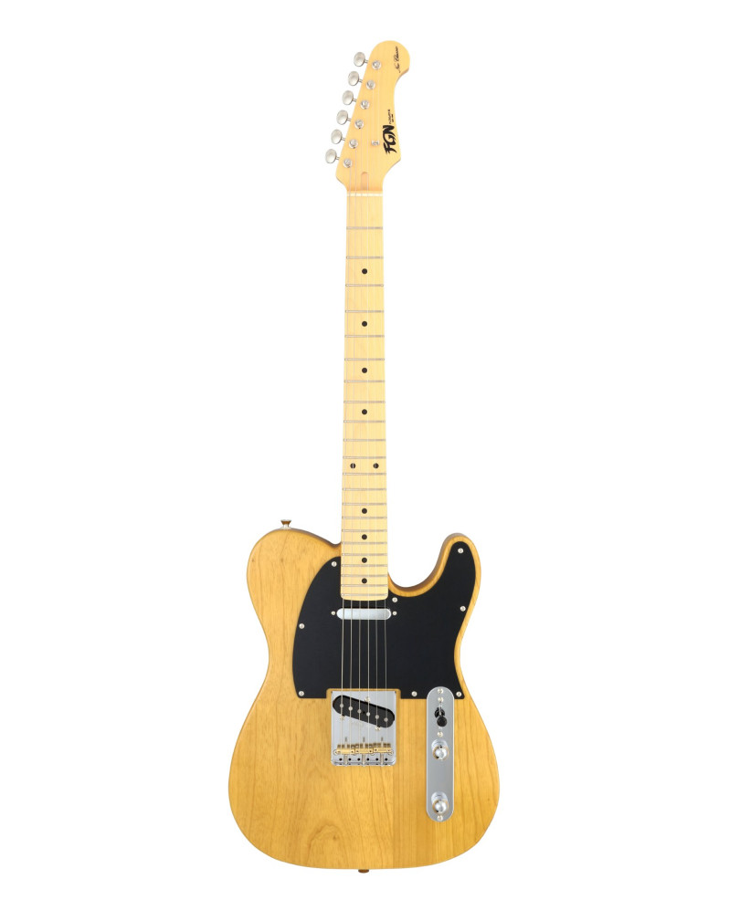 FGN FGTE100MAHVNT Electric Guitar, Neo Classic TE100, SS FGN pickups, Vintage Natural, Gig Bag