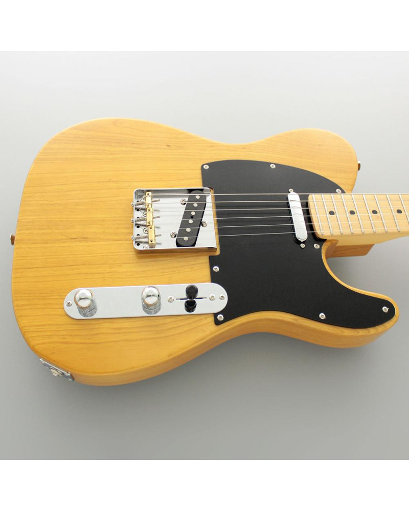 FGN FGTE100MAHVNT Electric Guitar, Neo Classic TE100, SS FGN pickups, Vintage Natural, Gig Bag