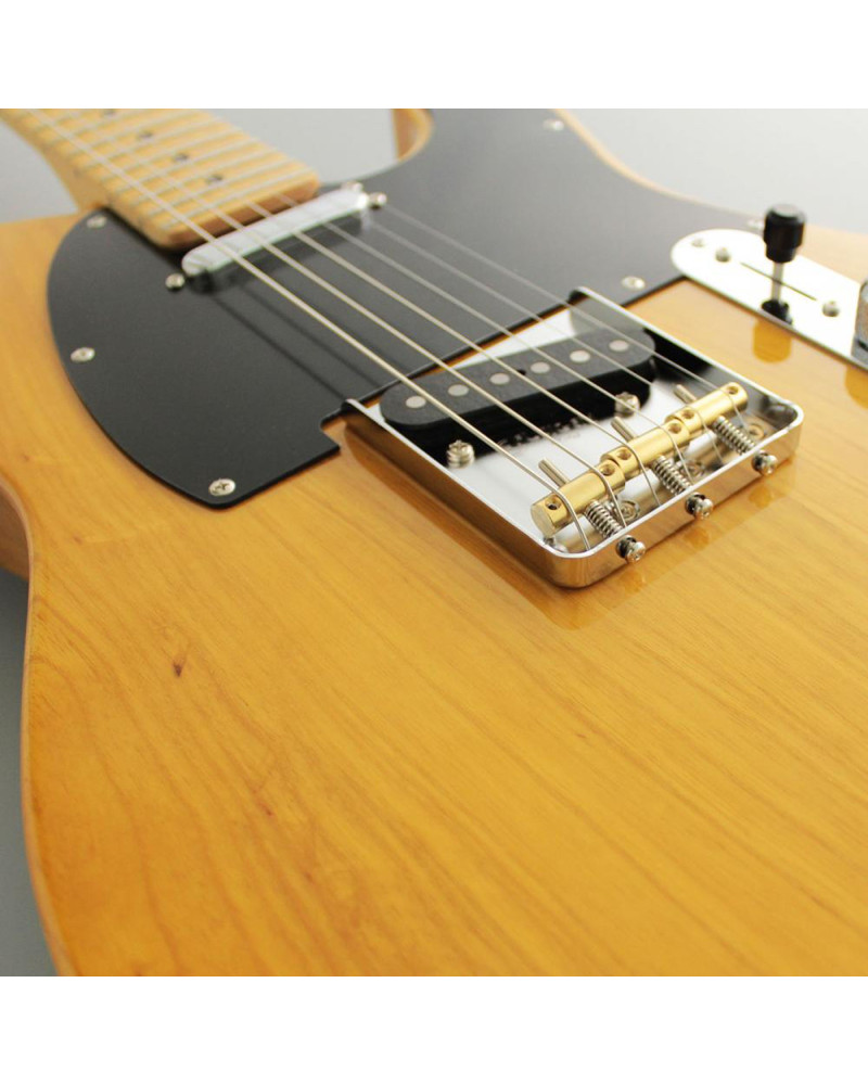 FGN FGTE100MAHVNT Electric Guitar, Neo Classic TE100, SS FGN pickups, Vintage Natural, Gig Bag