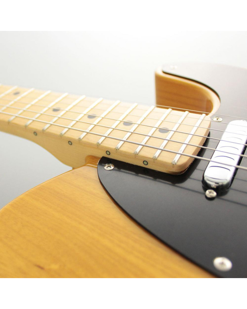 FGN FGTE100MAHVNT Electric Guitar, Neo Classic TE100, SS FGN pickups, Vintage Natural, Gig Bag