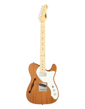 FGN FGTE110MMHTNT Electric Guitar, Neo Classic TE110, SH FGN PU, F-hole, natural, Gig Bag