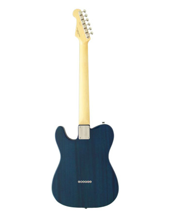 FGN FGTE110MMHTTBL Electric Guitar, Neo Classic TE110, SH FGN PU, F-hole, TransparentBlue, Bag