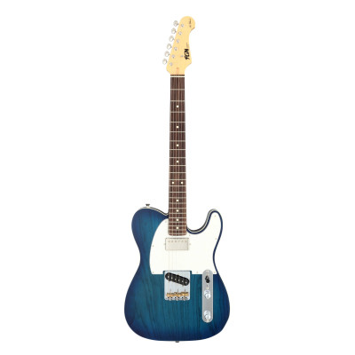 FGN FGTE210RAHSBB Electric Guitar,NeoClassic TE210,SH SeymourDuncan PU,SeeThru BlueBurst,Bag