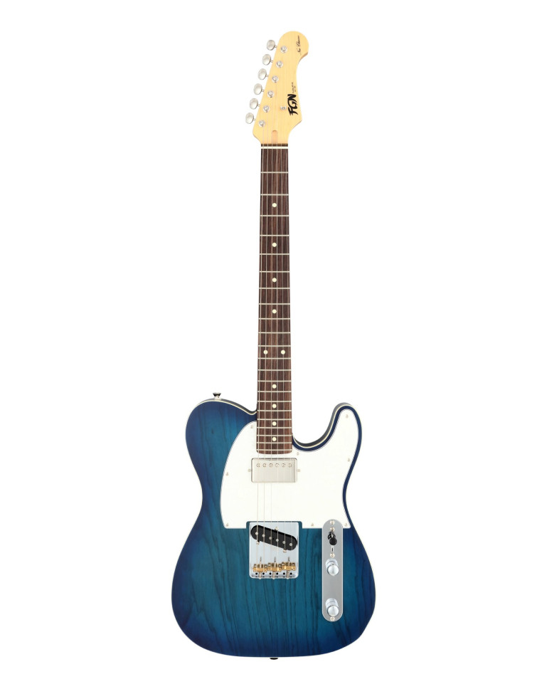 FGN FGTE210RAHSBB Electric Guitar,NeoClassic TE210,SH SeymourDuncan PU,SeeThru BlueBurst,Bag