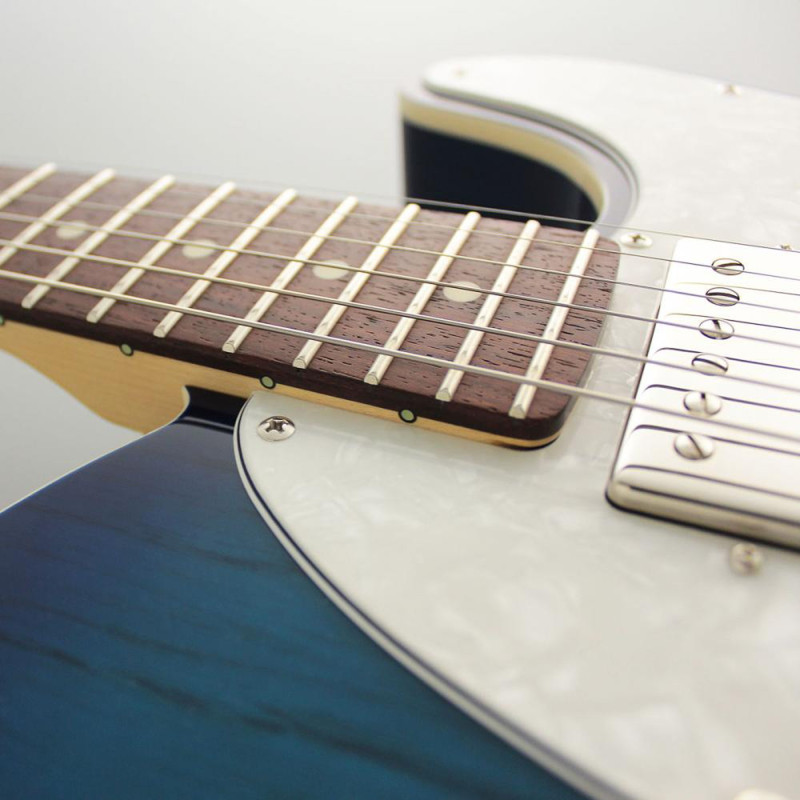 FGN FGTE210RAHSBB Electric Guitar,NeoClassic TE210,SH SeymourDuncan PU,SeeThru BlueBurst,Bag