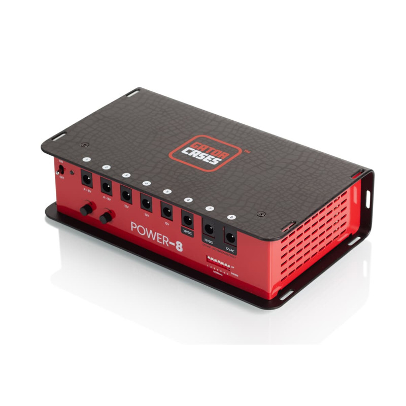Gator Frameworks GTR-PWR-8-F Pedal Board Power Supply 8 Outputs (EU, RUS, KOR)