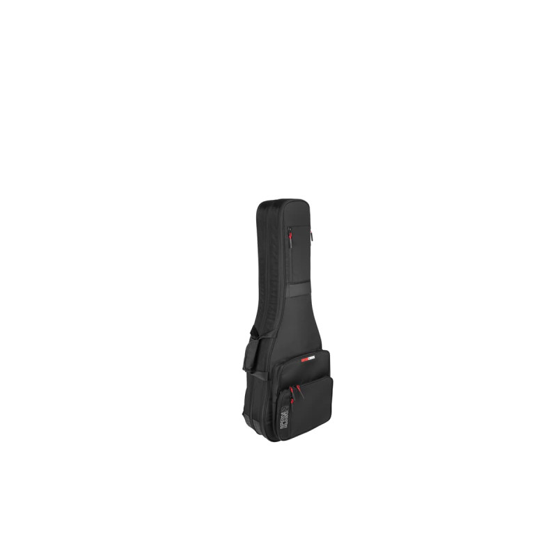 Gator G-ICONTTELEC-BLK ICON Series Bag Take Two Holds 2 Electric Guitars