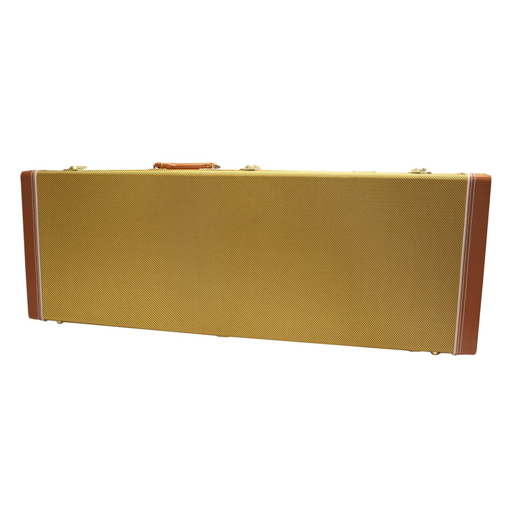 Gator GW-ELECTRIC-TW Electric Guitar Deluxe Wood Case, Tweed