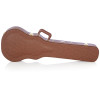 Gator GW-LP-BROWN Gibson Les Paul Guitar Deluxe Wood Case Brown